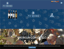 Tablet Screenshot of bodegasnubori.com